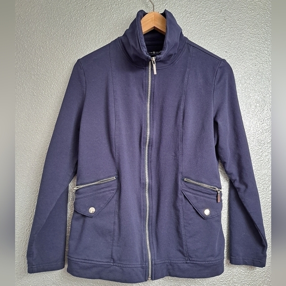 Karen Scott Sport Blue Jacket  Size PM - Picture 1 of 4